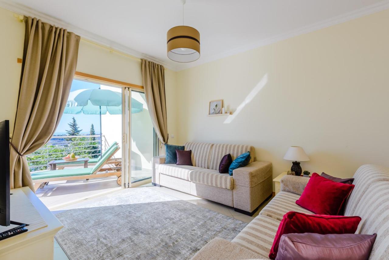 Bnb Homes Ocean View Apartment With Huge Sunny Terrace, 2 Swimming Pools & Tennis Court Albufeira Eksteriør bilde