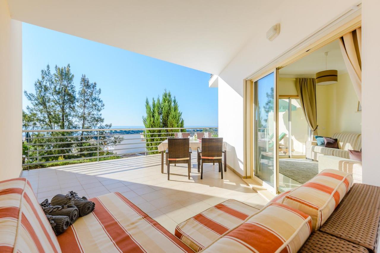 Bnb Homes Ocean View Apartment With Huge Sunny Terrace, 2 Swimming Pools & Tennis Court Albufeira Eksteriør bilde